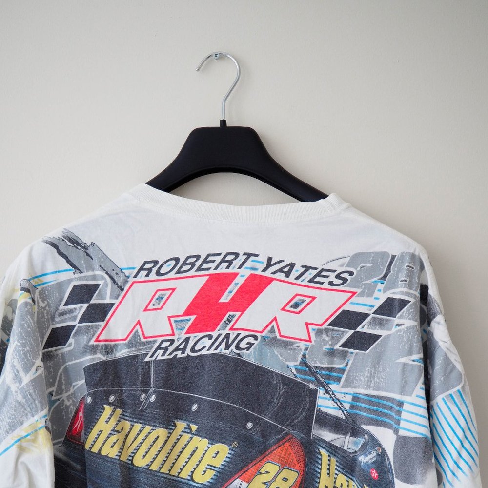 Vintage All Overprint Ricky Rudd T-shirt Racing Car - Picture 4 of 5